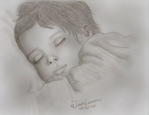 Mirabella Sleeping Drawing